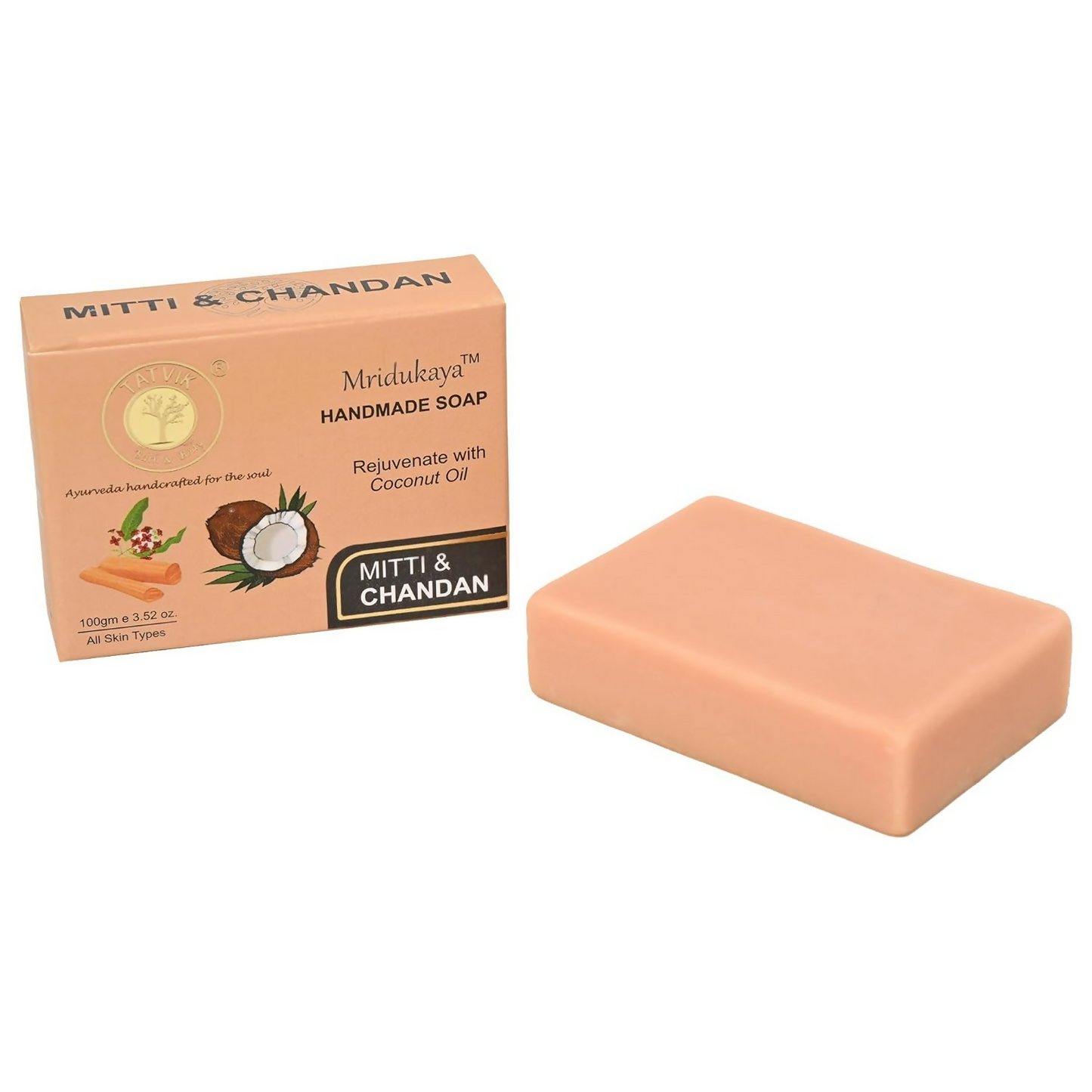 Tatvik Ayurveda Mridukaya Hand Made Soap (Mitti & Chandan)