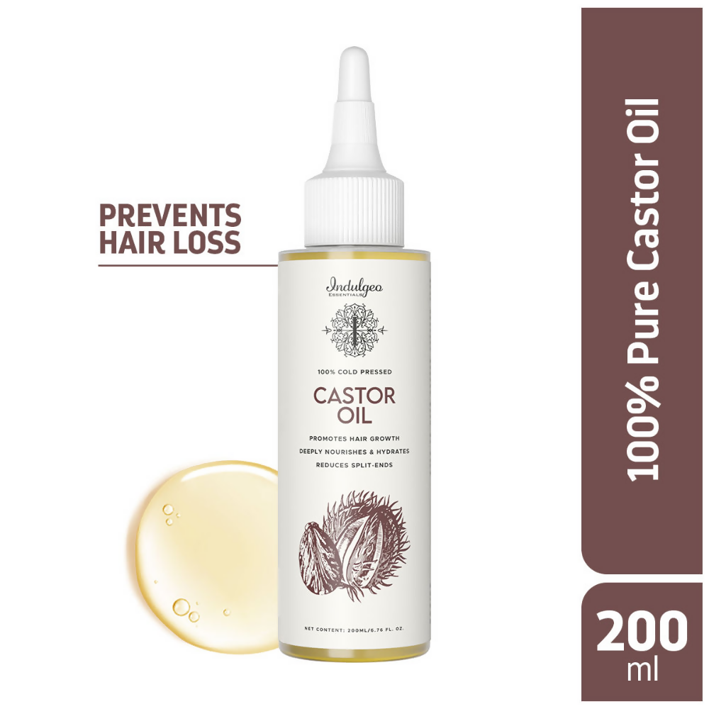 Indulgeo Essentials Cold Pressed Castor Oil For Hair Growth