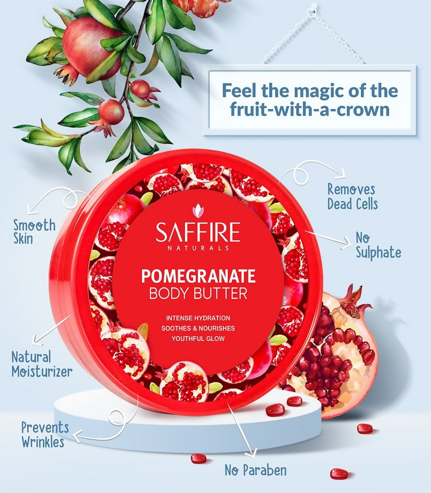 Saffire Naturals Pomegranate Body Butter