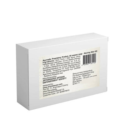 artNweaves Morning Mist Ice Handmade Soap