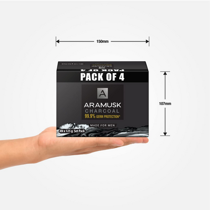 Aramusk Charcoal Soap For Men