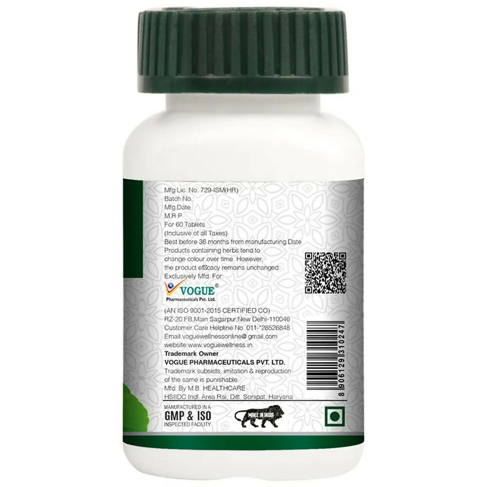Vogue Wellness Brahmi Tablets - Drmedicart