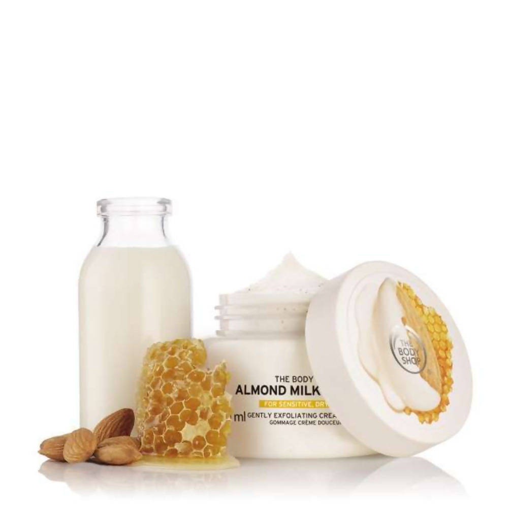 The Body Shop Almond Milk & Honey Gently Exfoliating Cream Scrub - Drmedicart