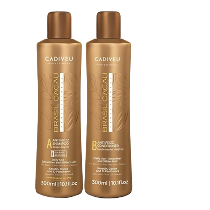Cadiveu Brasil Cacau Anti Frizz Shampoo & Conditioner Combo