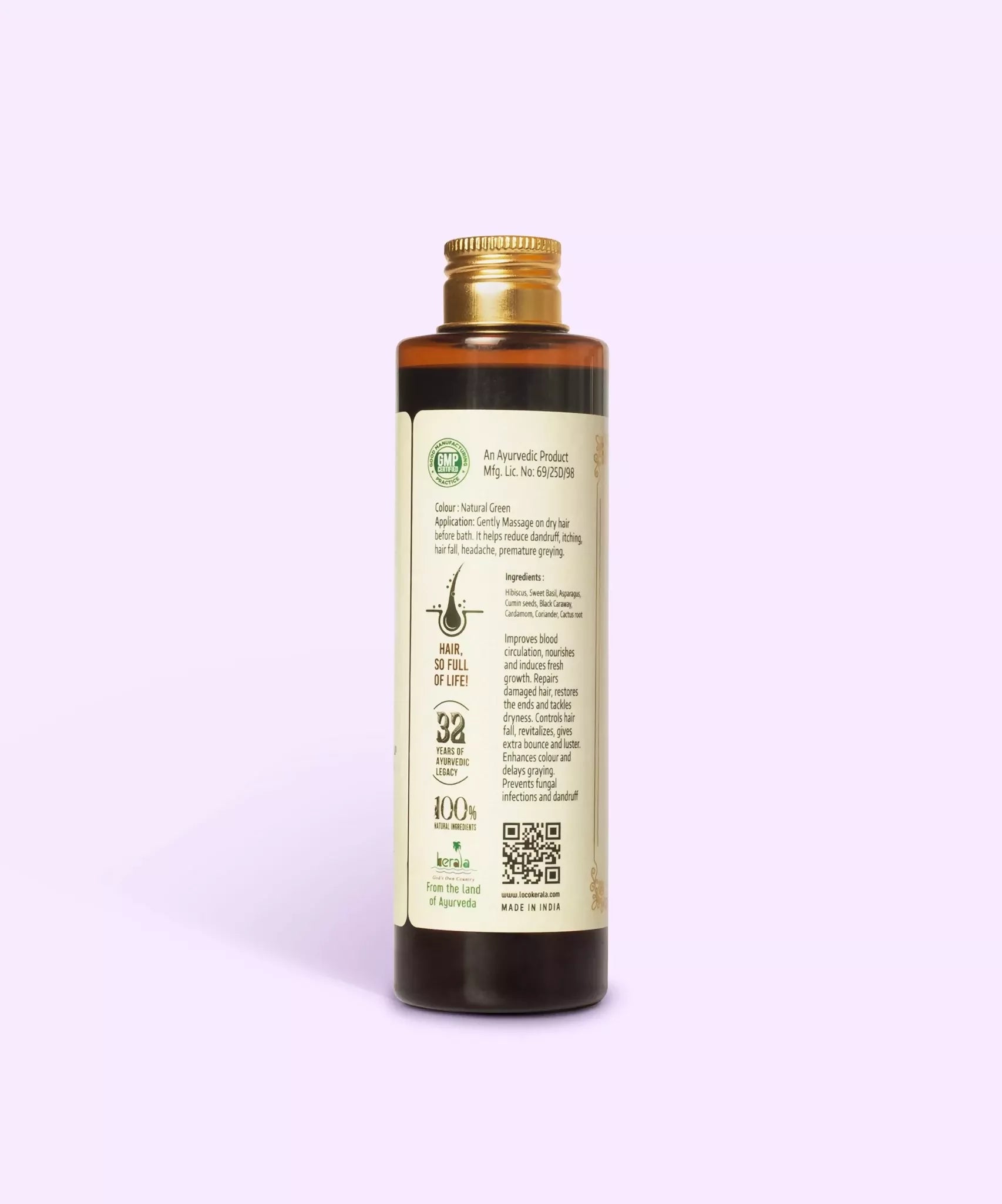 LocoKerala Fairlox Advanced Hair Oil – Ayurvedic Elixir for Strong & Vibrant Hair