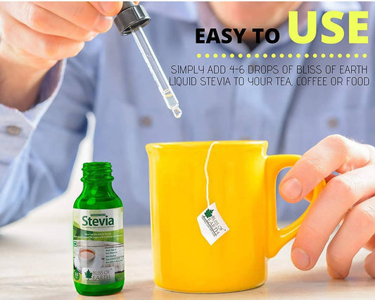 Buy Bliss of Earth 99.8% REB-A Liquid Stevia from DrMediCart, Ship from India to USA