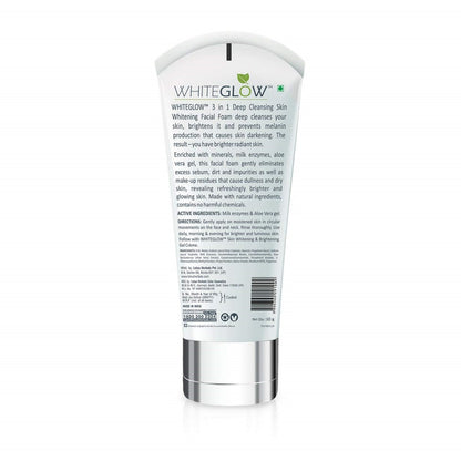 Lotus Herbals White Glow 3 in 1 Deep Cleansing Skin Whitening Facial Foam