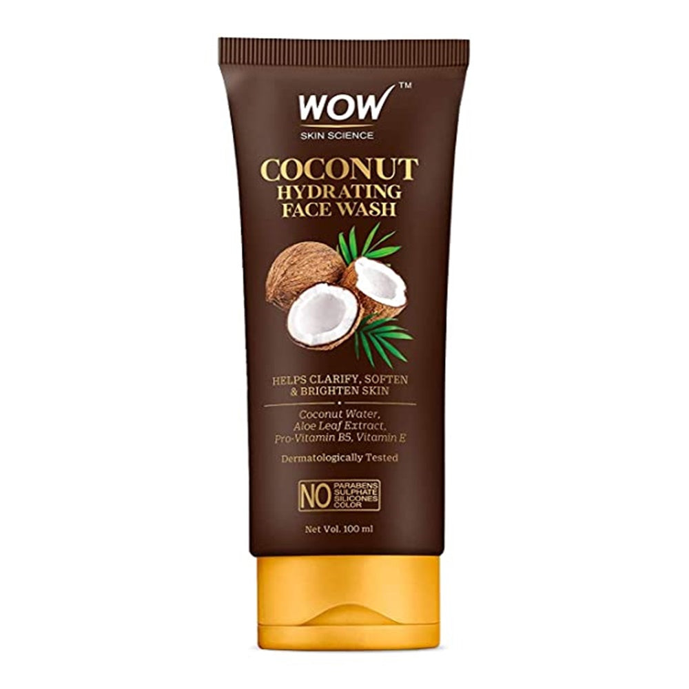Wow Skin Science Coconut Hydrating Face Wash - Drmedicart