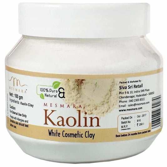 Buy Mesmara Kaolin White Cosmetic Clay, 100g from DrMediCart, Ship from India to USA