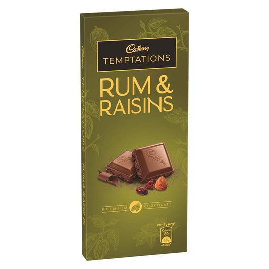 Buy Cadbury Temptation Rum and Raisin Chocolate, 72 g from DrMediCart