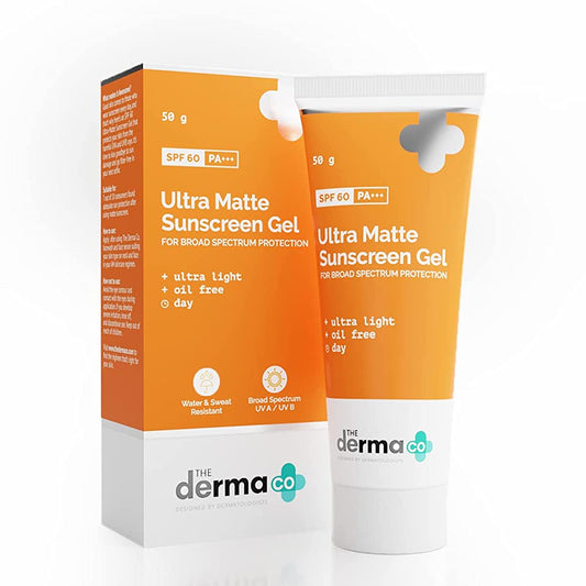Buy The Derma Co Ultra Matte Sunscreen Gel for Broad Spectrum Protection from DrMediCart, Ship from India to USA