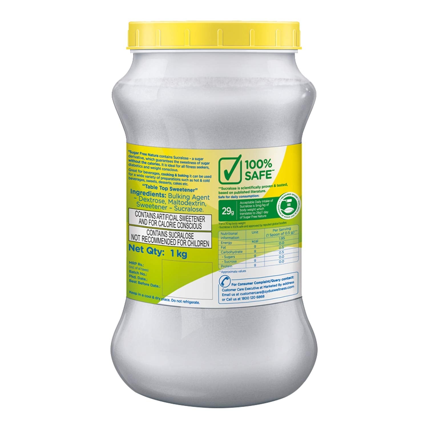 Sugar Free Natura Low Calorie Sweetner Powder