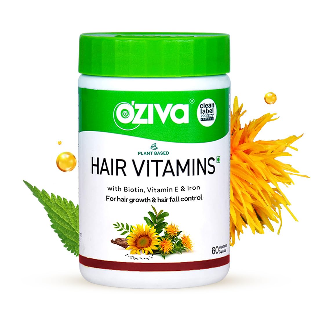 Buy OZiva Hair Vitamins (With Biotin, Iron & Vitamin E) from DrMediCart, Ship from India to USA