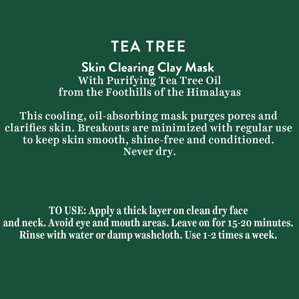 biotique advanced organics tea tree skin clearing clay mask buy in usa