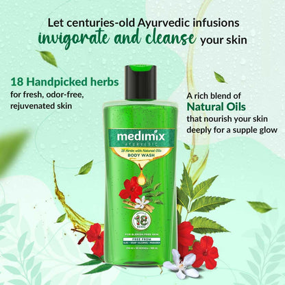 Medimix Ayurvedic 18 Herbs Body Wash With Natural Oils