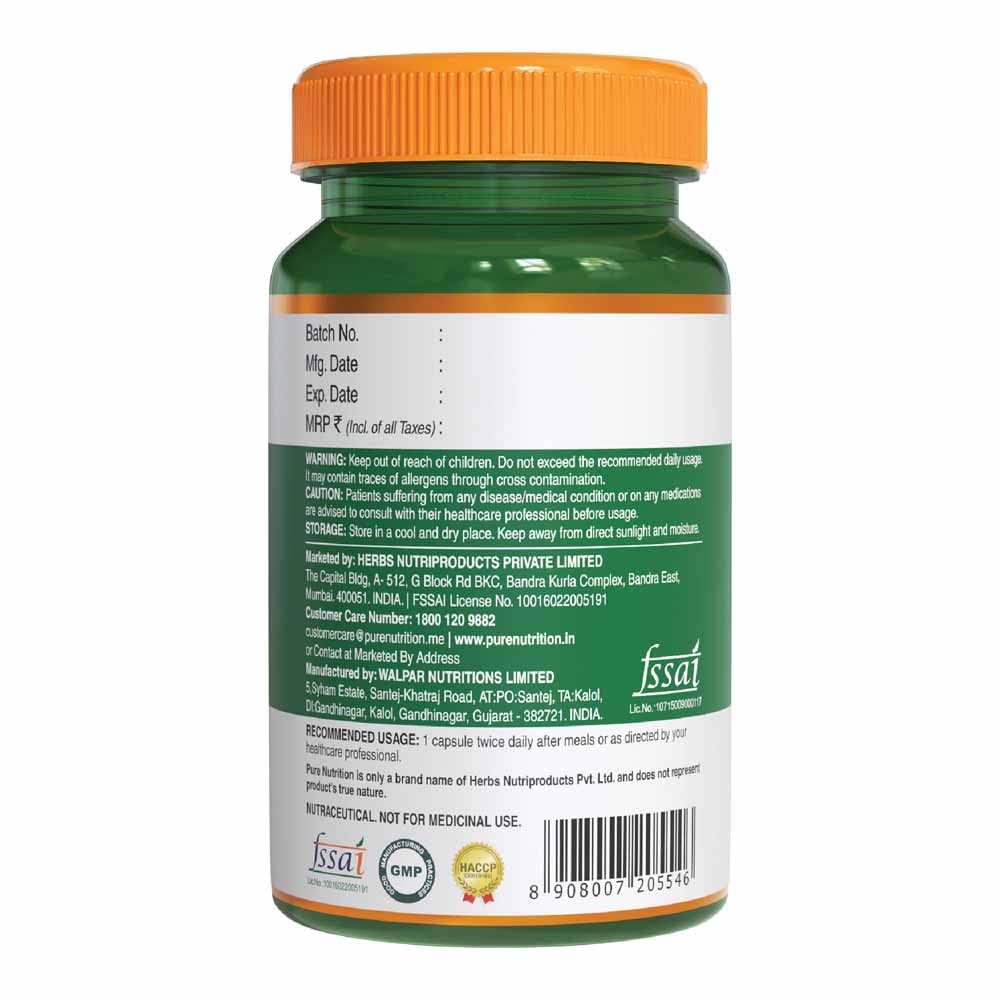 Pure Nutrition Cranberry & Amla Extract Veg Capsules