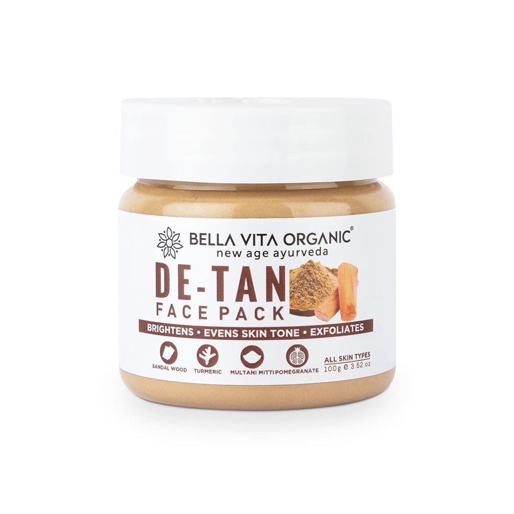 Buy Bella Vita Organic De Tan Face Brightening Pack from DrMediCart, Ship from India to USA
