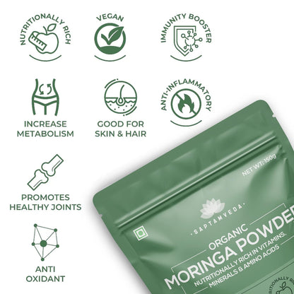 Saptamveda Organic Moringa Powder