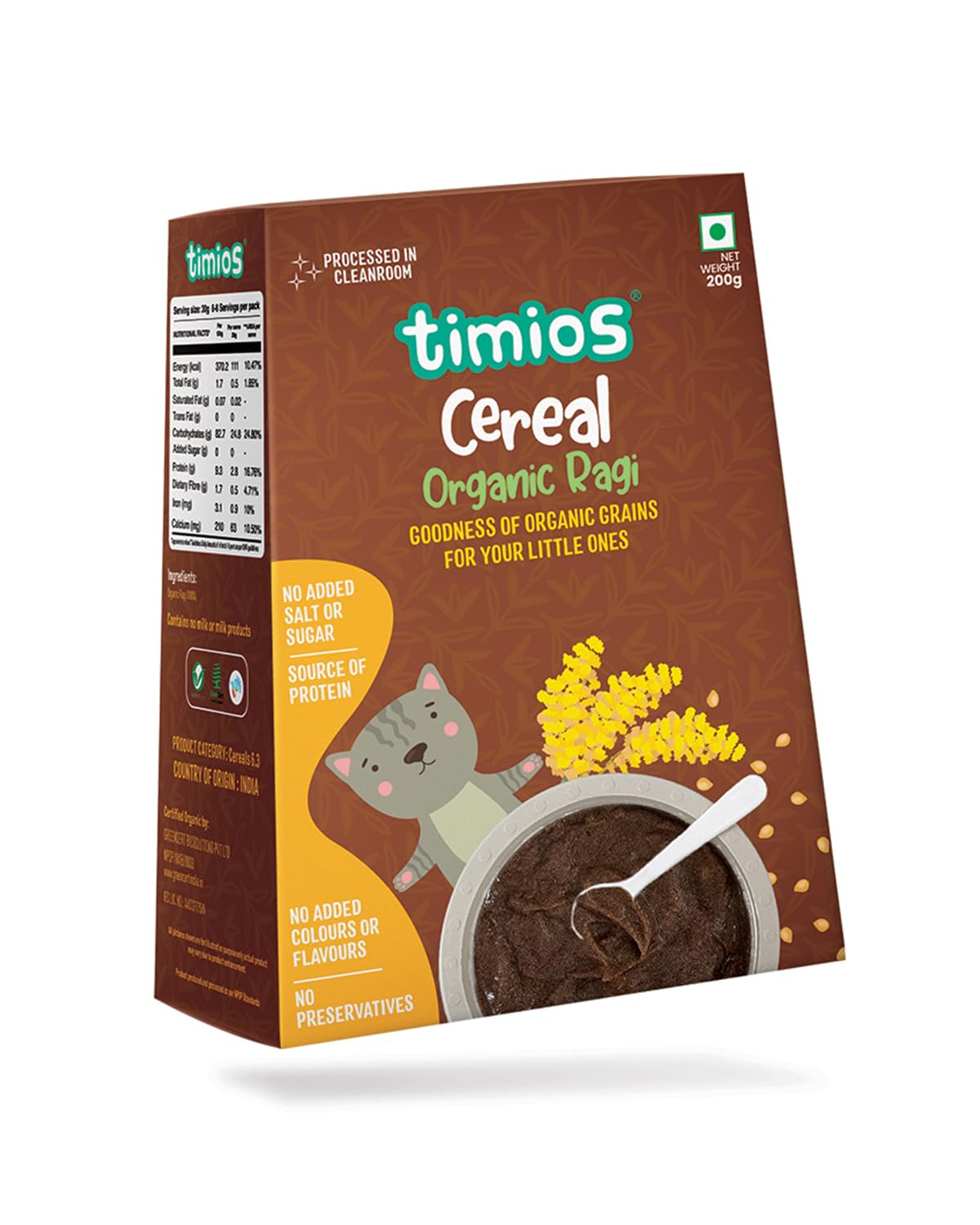 Timios Organic Ragi Porridge