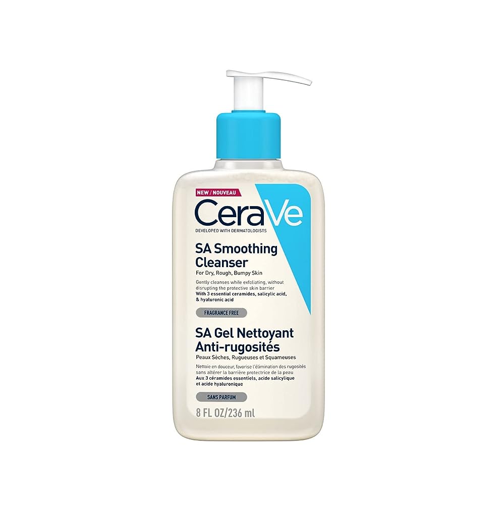 Cerave SA Smoothing Cleanser for Dry Rough Bumpy Skin