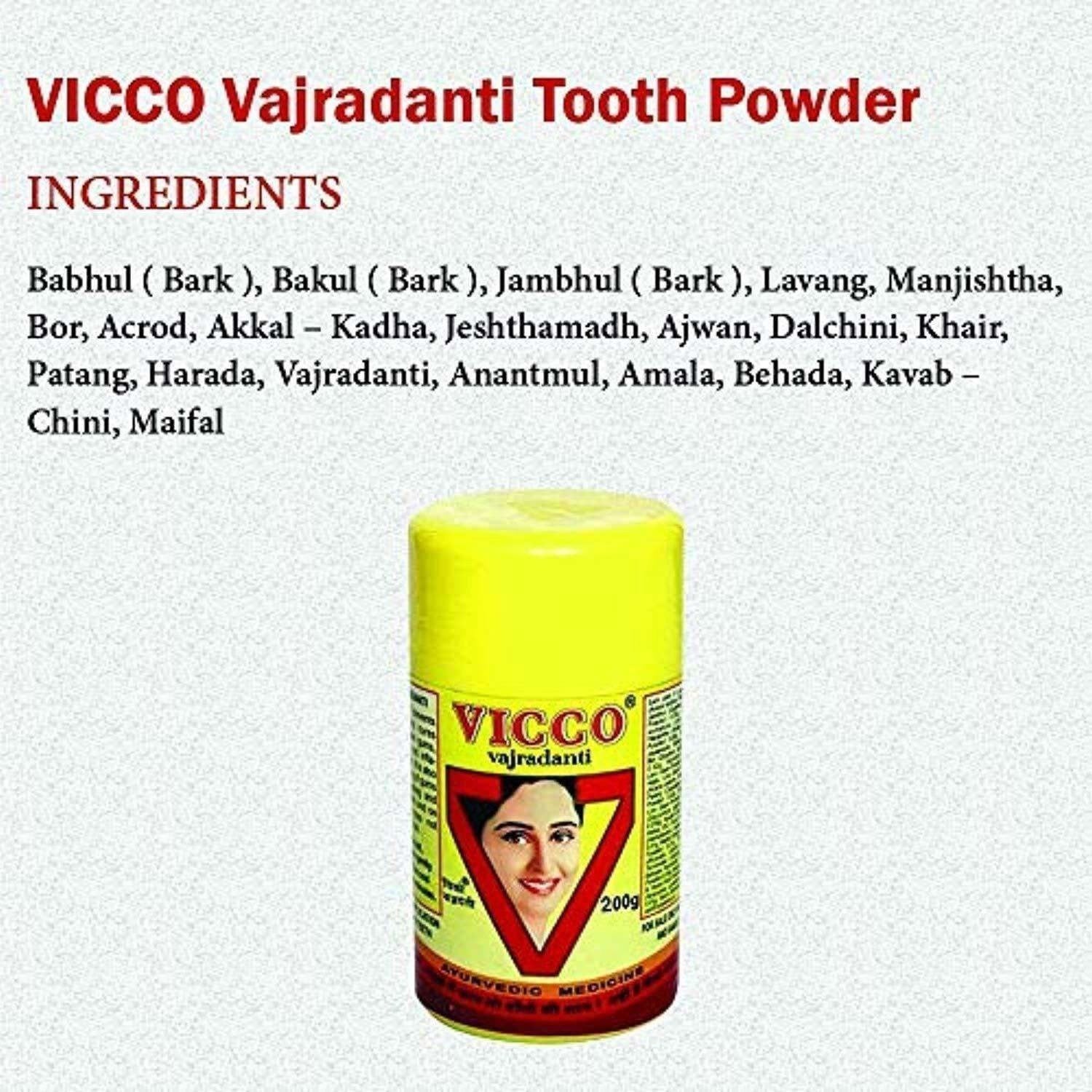 Vicco Vajradanti Tooth Powder - Drmedicart