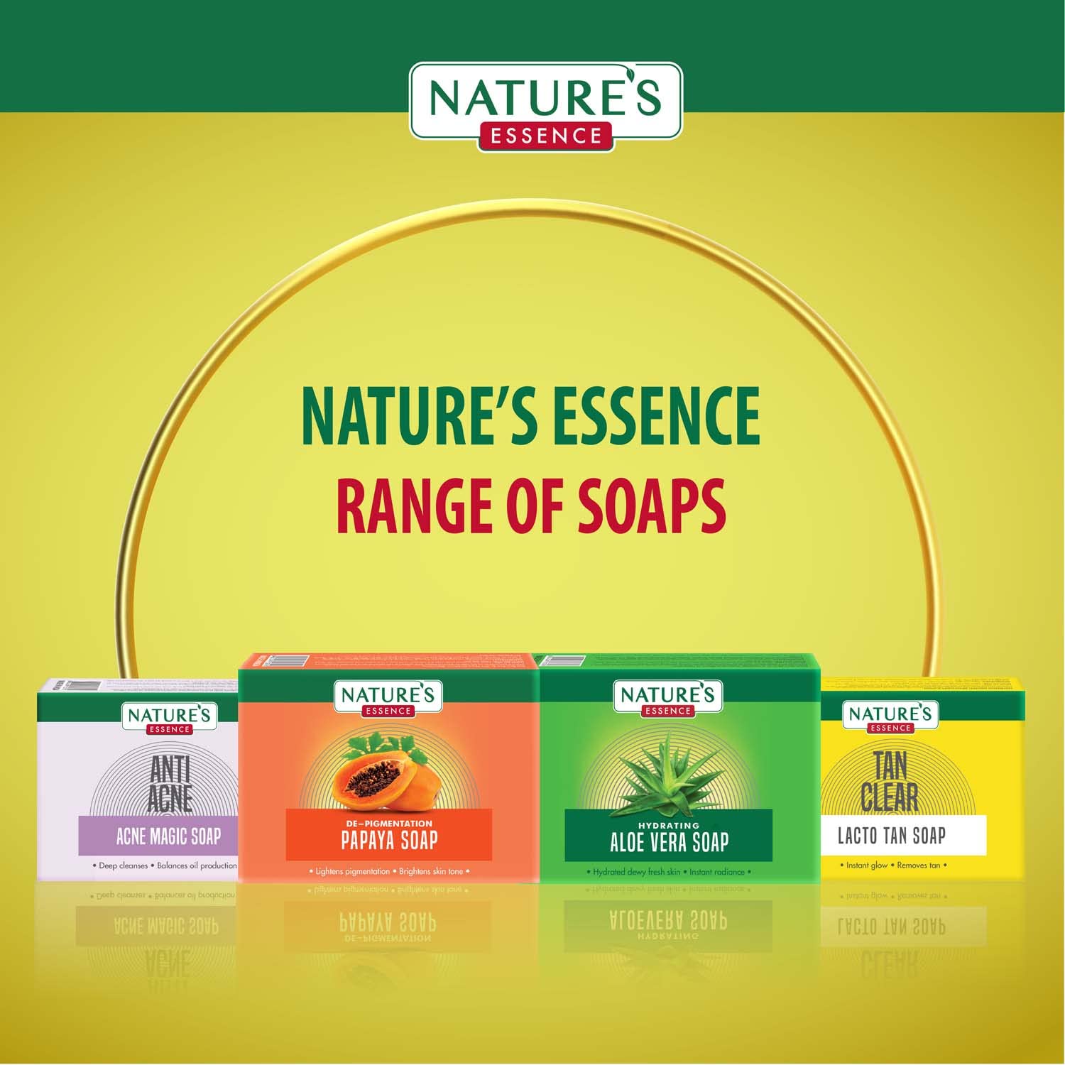 Nature's Essence Caressence Lacto Tan Removal Bathing Soap