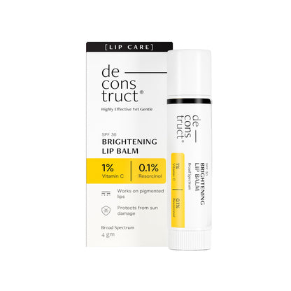 Deconstruct Brightening Lip Balm with SPF 30 - For Dark, Pigmented, Dry, Flaky Lips