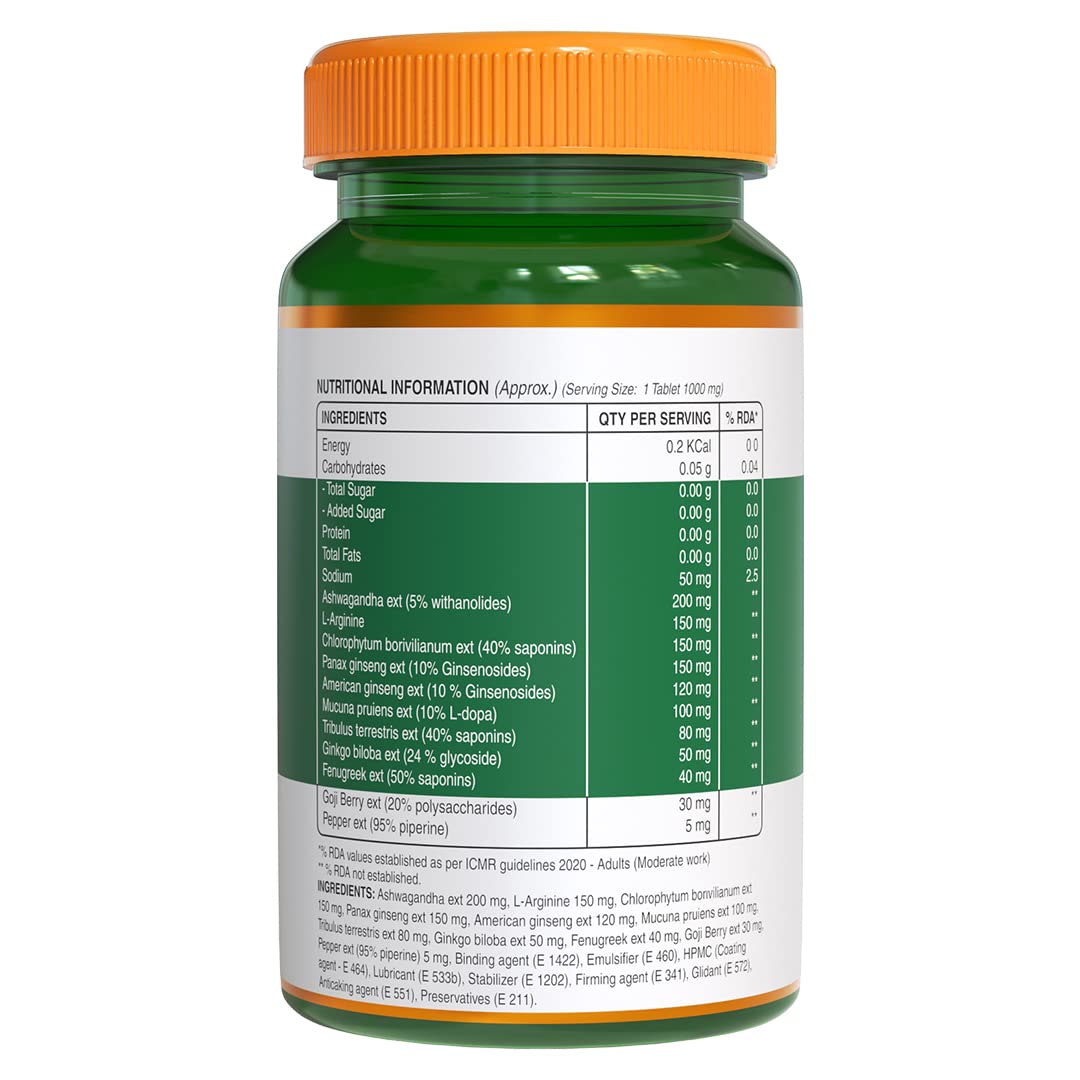 Pure Nutrition Ashwaginseng Veg Tablets