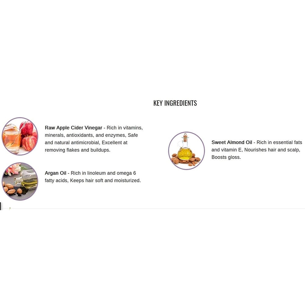 Wow Skin Science Apple Cider Vinegar Shampoo and Hair Conditioner Combo - Drmedicart