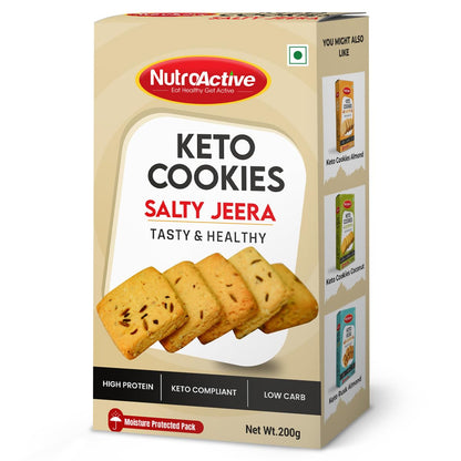 NutroActive Keto Jeera Cookies Salted