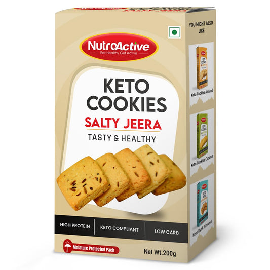 NutroActive Keto Jeera Cookies Salted