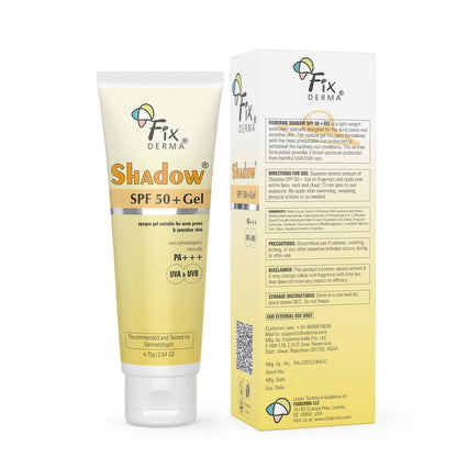 Fixderma Shadow SPF 50+ Gel For Oily Skin