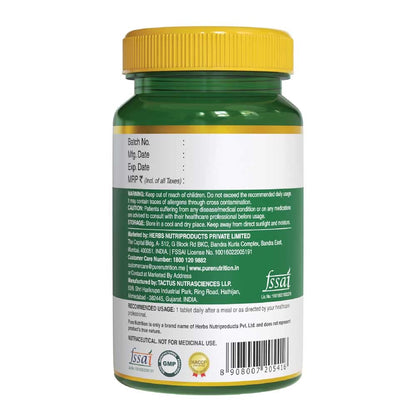 Pure Nutrition Vitamin C with Orange Peel & Amla Extract Veg Tablets