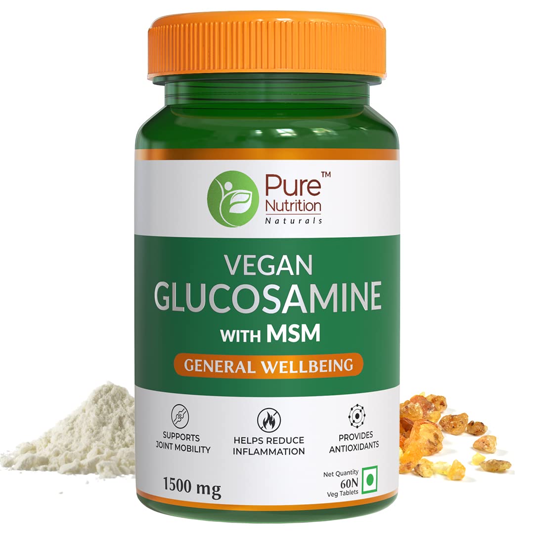 Pure Nutrition Vegan Glucosamine with MSM Veg Tablets
