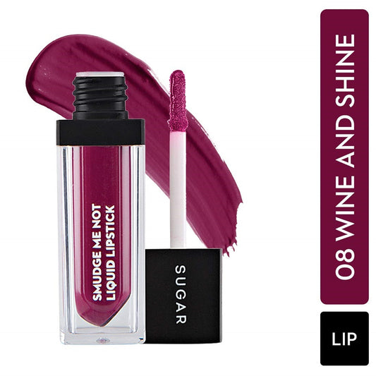 Buy Sugar Smudge Me Not Liquid Lipstick - Wine And Shine (Sangria) from DrMediCart, Ship from India to USA