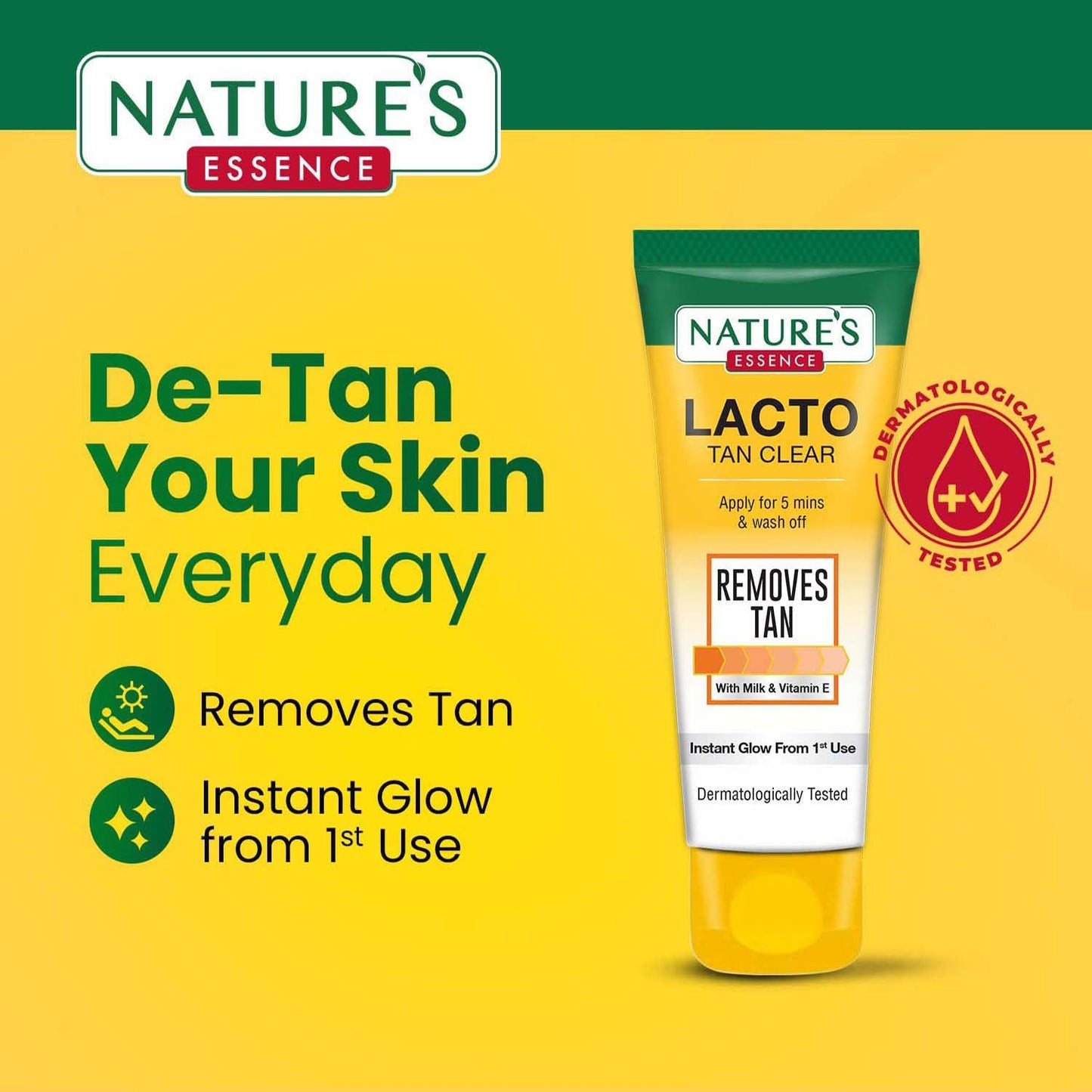 Nature's Essence Daily De-Tan Lacto Tan Clear