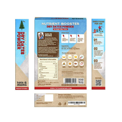 Tots and Moms Organic Dry Dates Powder