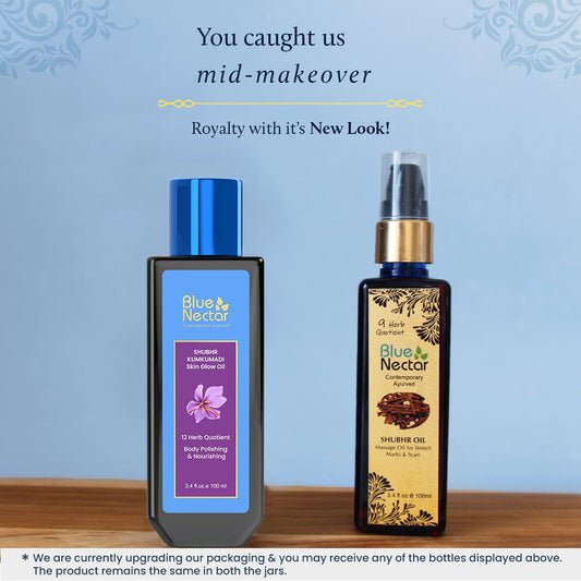 Buy Blue Nectar Shubhr Massage Oil for Stretch Marks Scars from DrMediCart, Ship from India to USA