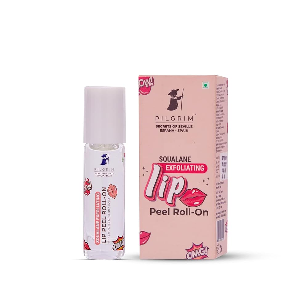 Buy Pilgrim Squalane Exfoliating Lip Peel Roll-on from DrMediCart, Ship from India to USA