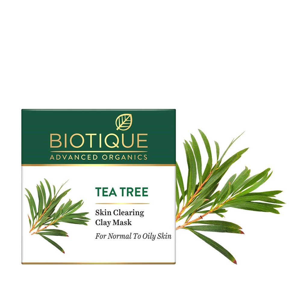 biotique advanced organics tea tree skin clearing clay mask buy in usa