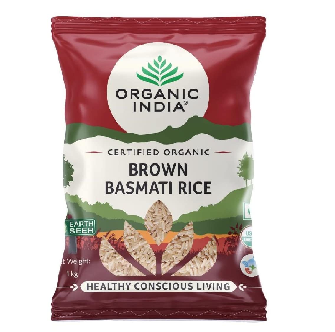 Buy Organic India Brown Basmati Rice from DrMediCart
