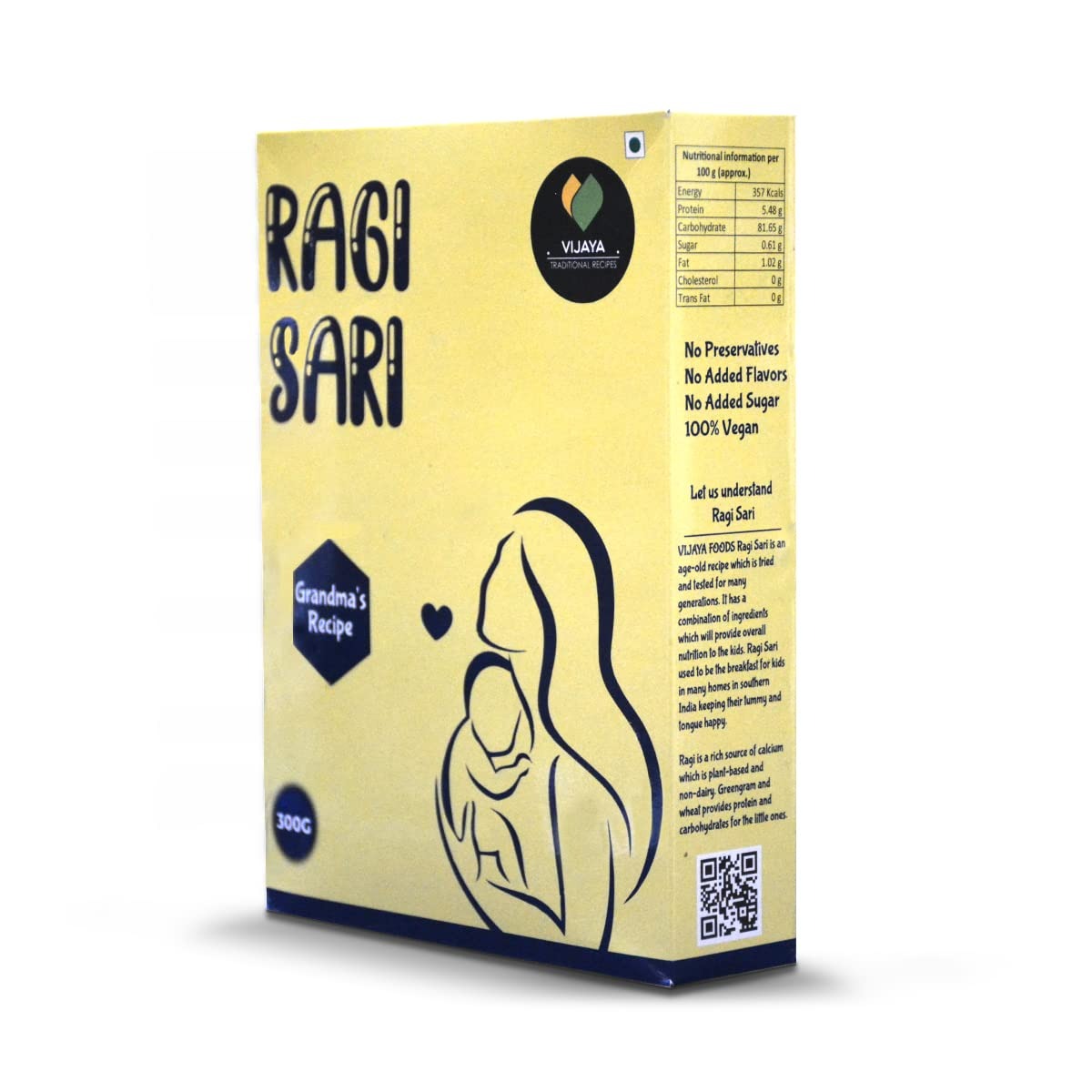 Vijaya Traditional Recipes Ragi Sari - Drmedicart