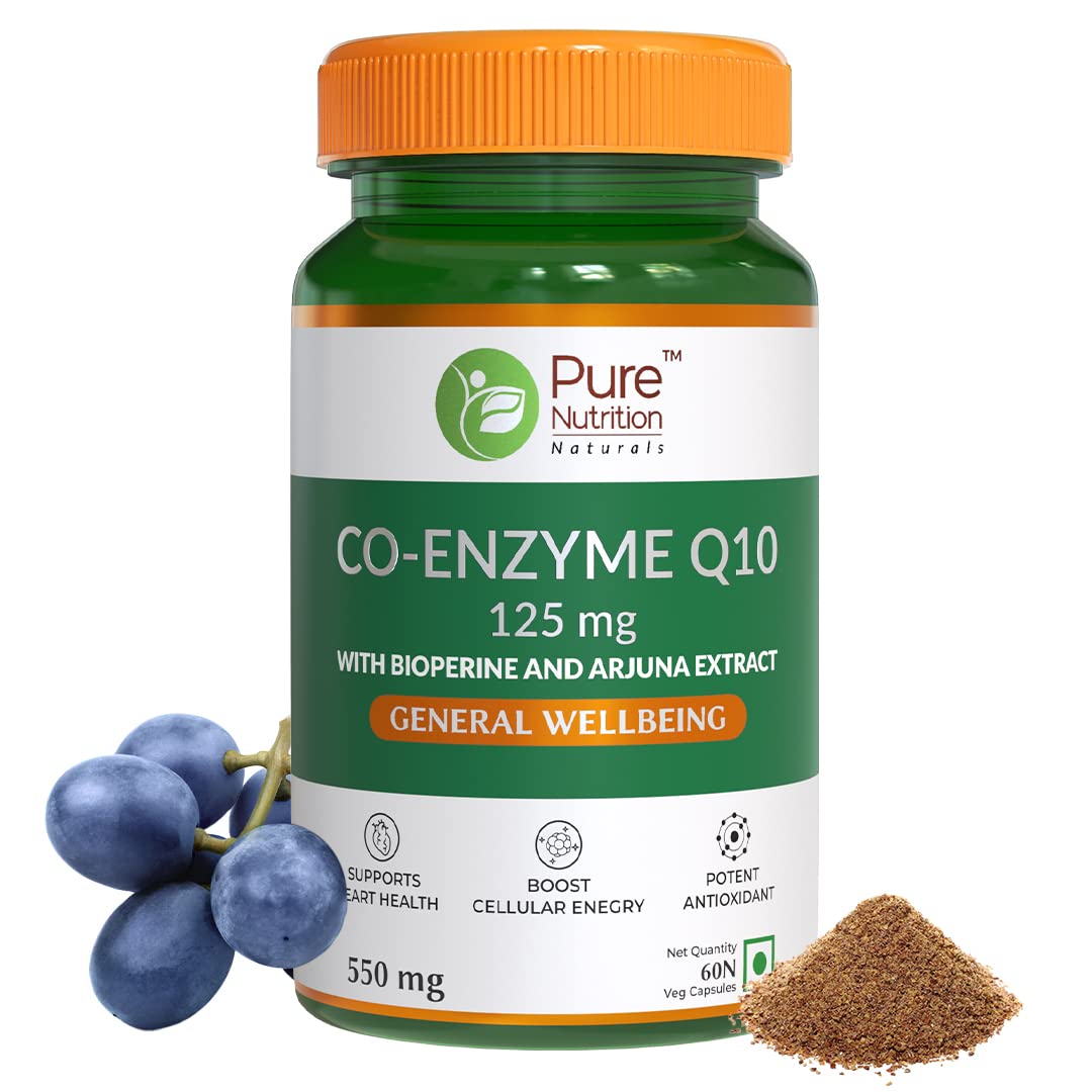 Pure Nutrition Bio Coenzyme Q10 125 mg Veg Capsules