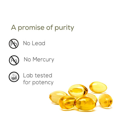 TrueBasics Ultra Omega 3 Fish Oil Capsules for Women & Men
