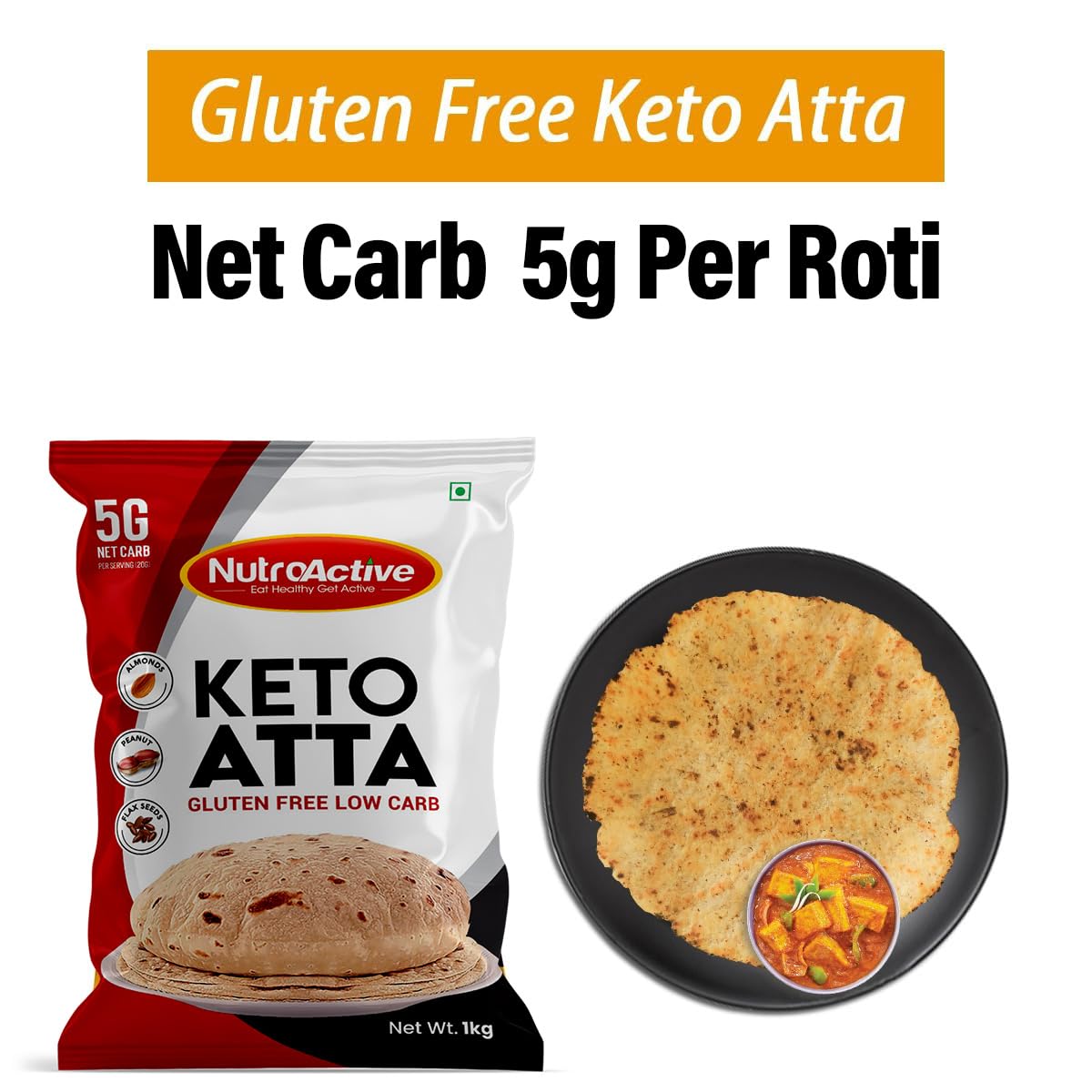 NutroActive Keto Atta Gluten Free