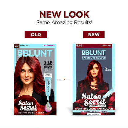 BBlunt Salon Secret High Shine CrÃ¨me Hair Colour - Cherry Red