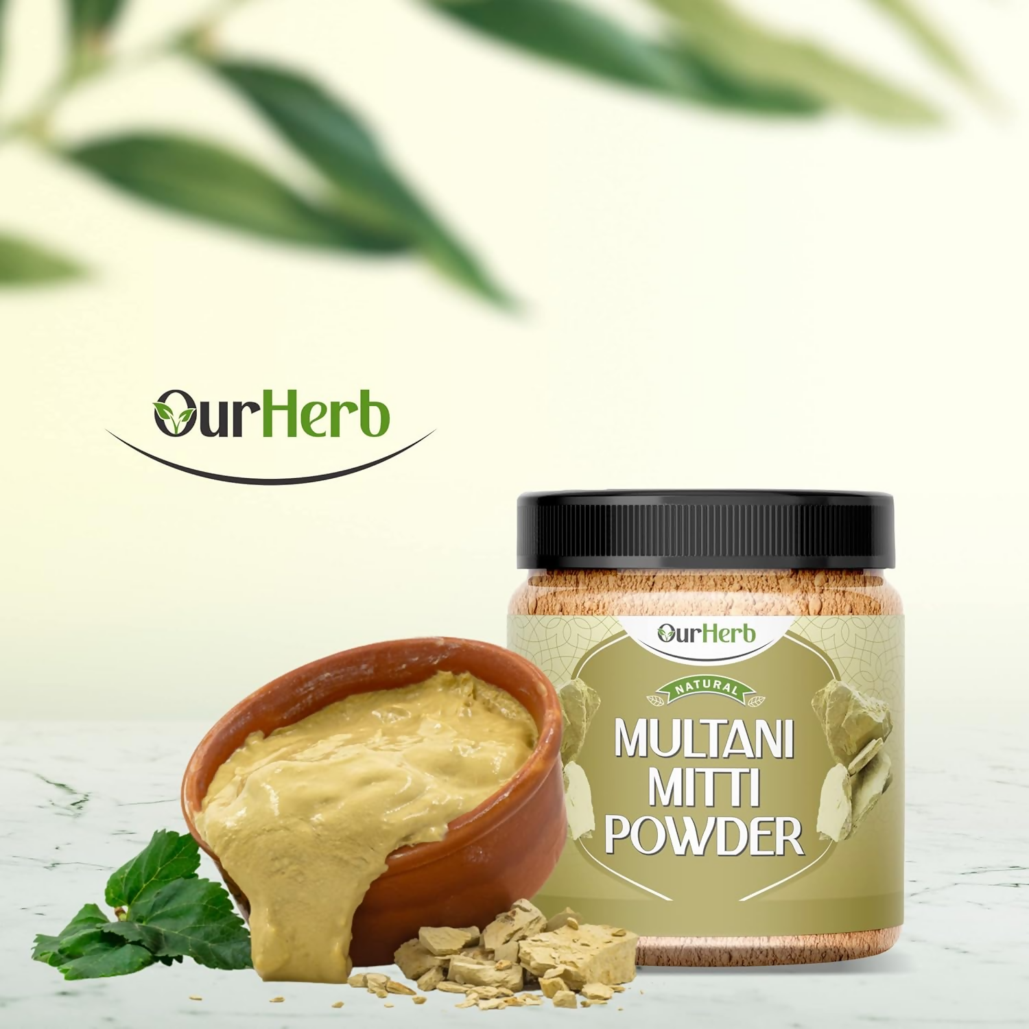 OurHerb Multani Mitti Powder For Skin & Hair