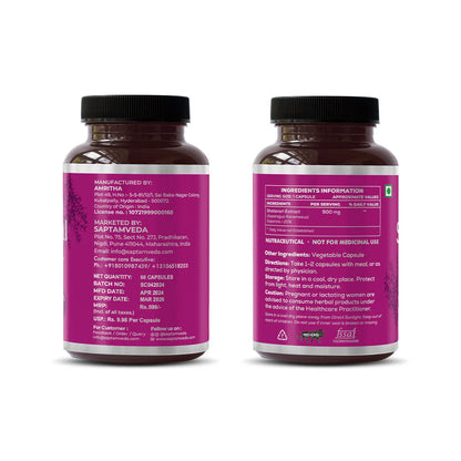 Saptamveda Organic Shatavari Capsules