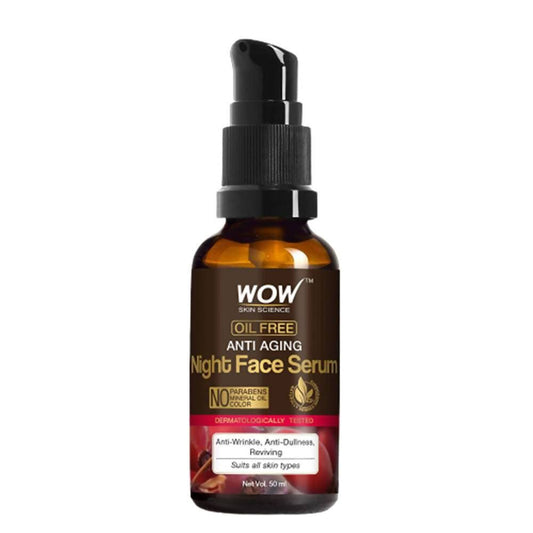 Buy Wow Skin Science Oil Free Anti Aging Night Face Serum from DrMediCart, Ship from India to USA