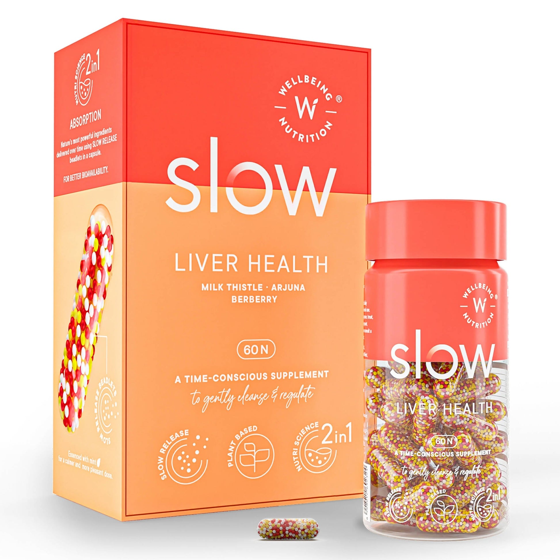 Wellbeing Nutrition Slow | Liver Health Capsules - Drmedicart
